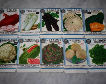 Vintage Seed Packets - Etsy