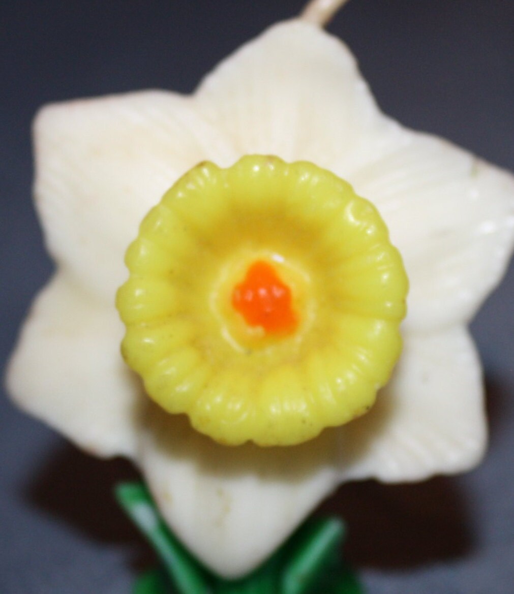 Four Vintage 1940s Gurley Novelty Flower Candles; Never Used!