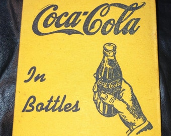 Vintage Coca Cola Drivers License Sleeve Holder, Terre Haute, Indiana; Old Stock