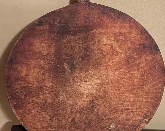 Large Antique Country Primitive Wooden Breadboard! As Found, Old Original Untouched Patina; Premium Quality!