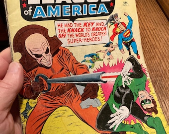 DC Comic Book: Justice League of America #41 December, 1965 Good Condition, 1st Appearance and Origin of The Key