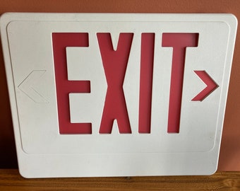 Original Commercial Exit Sign