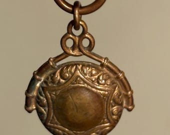 Antique Edwardian Victorian Pocket Watch Fob Pendant