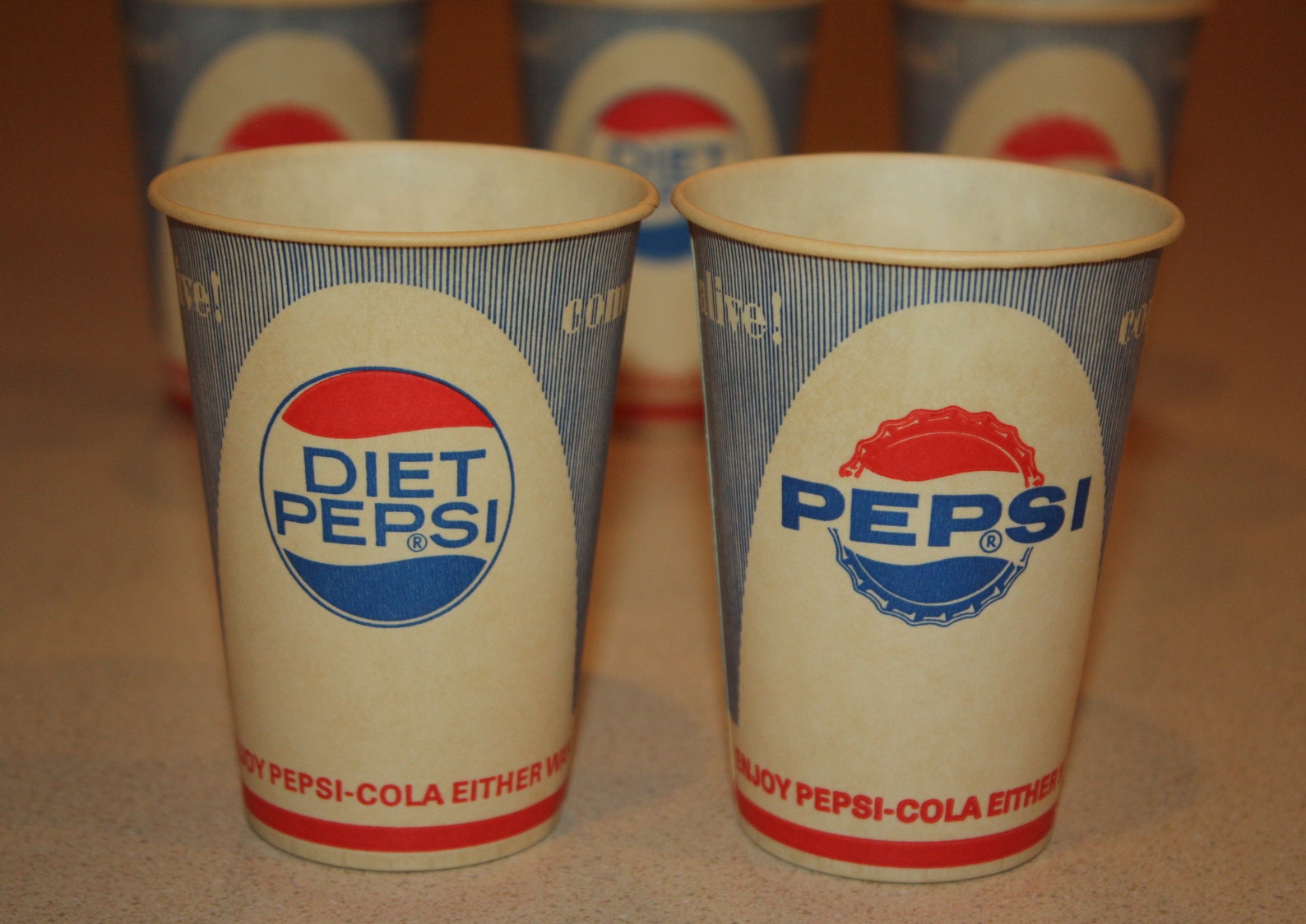 1960s Pepsi Diet Pepsi Vending Paper Cups Original Vintage - Etsy