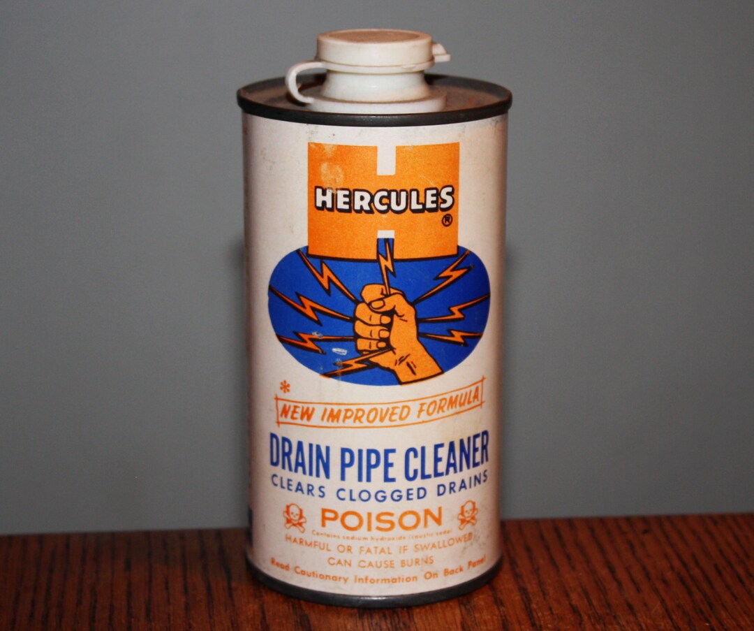 Vintage 1963 Hercules Drain Pipe Cleaner Unused Old Store Etsy