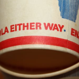 1960s Pepsi, Diet Pepsi Vending Paper Cups; Original Vintage ...