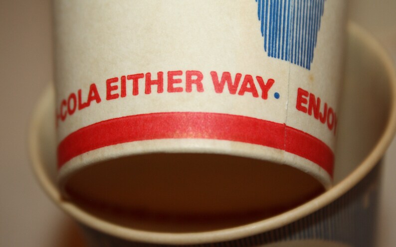 1960s Pepsi Diet Pepsi Vending Paper Cups Original Vintage - Etsy