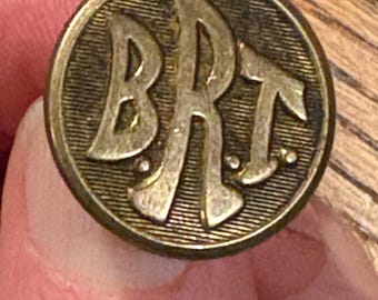 Antique Brooklyn Rapid Transit Co. Uniform Button