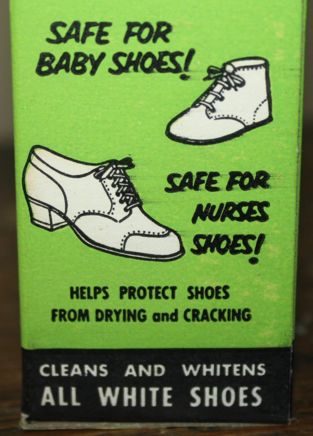 Griffin Allwite Shoe Polish, Vintage 1940s NOS Bottle in