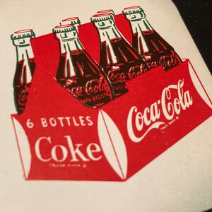 Vintage Coca Cola Carton Coupon Card; New Old Stock, 1960s Coke ...