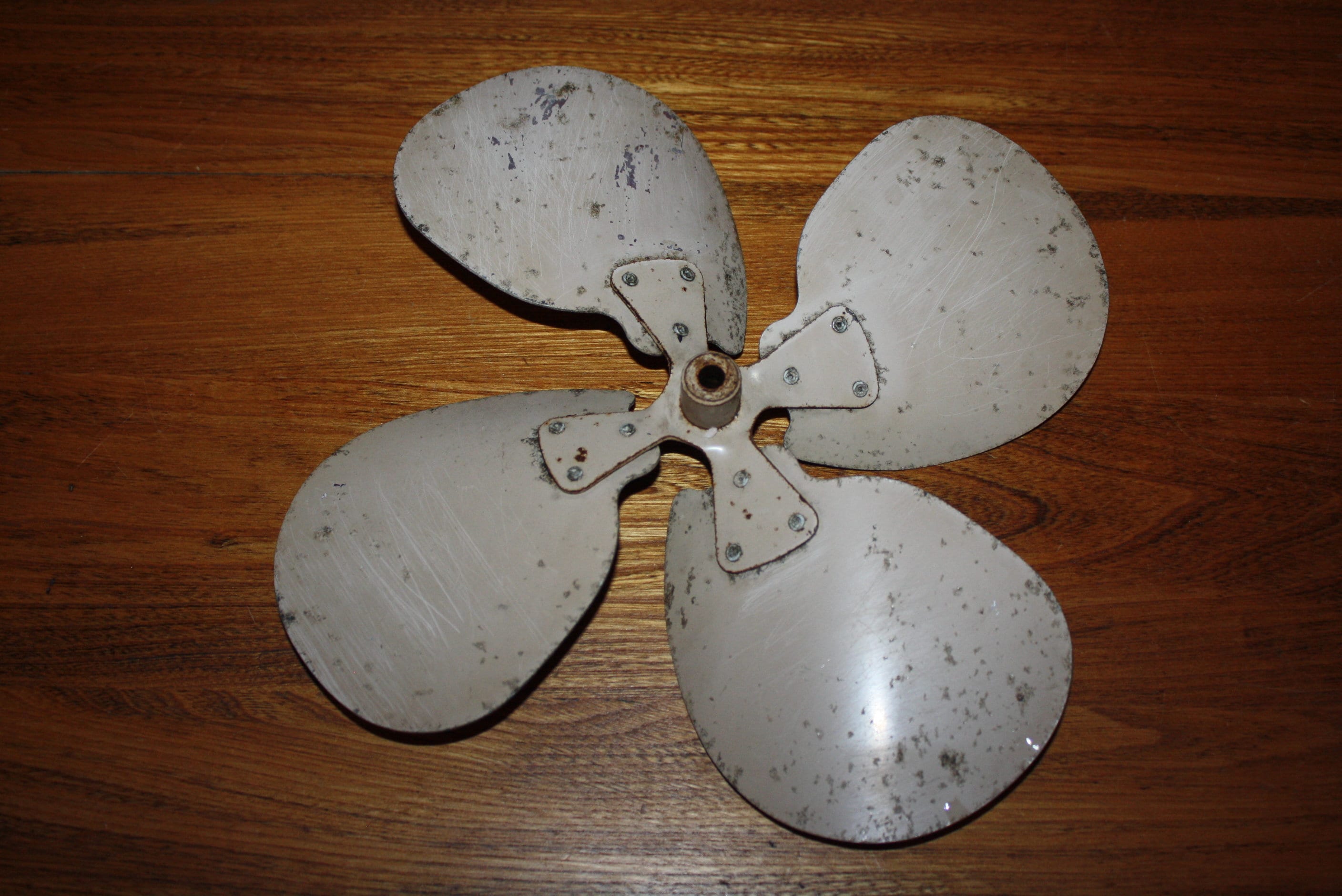 Antique Metal Electric Fan Blade, Steampunk, Industrial Decor