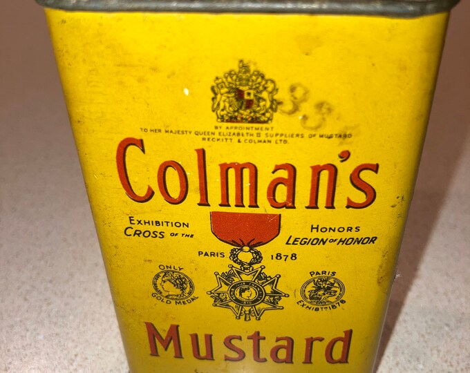 Colman's Mustard Antique Kitchen Tin