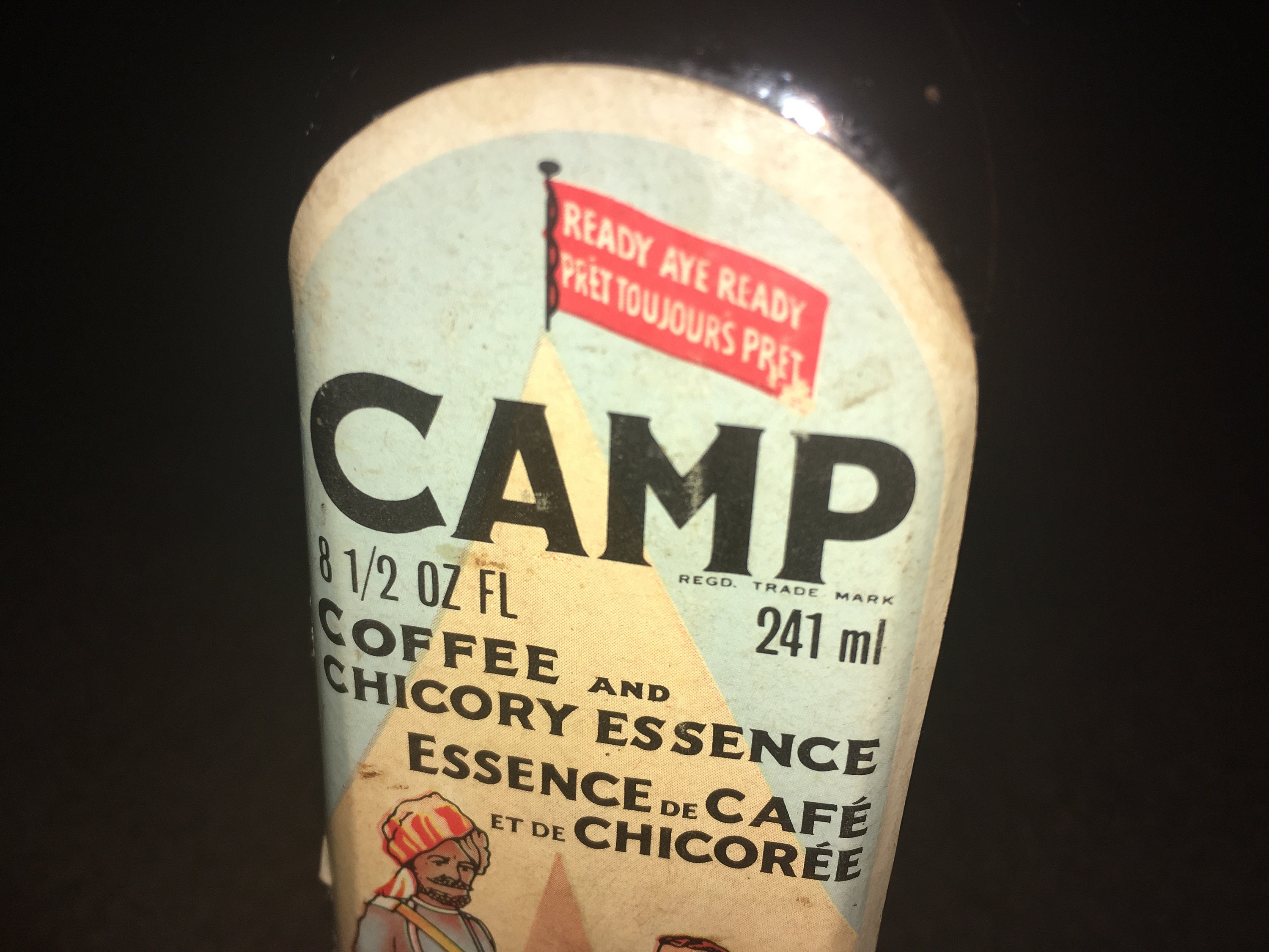 Vintage Bottle Camp Coffee and Chicory; R. Paterson & Sons
