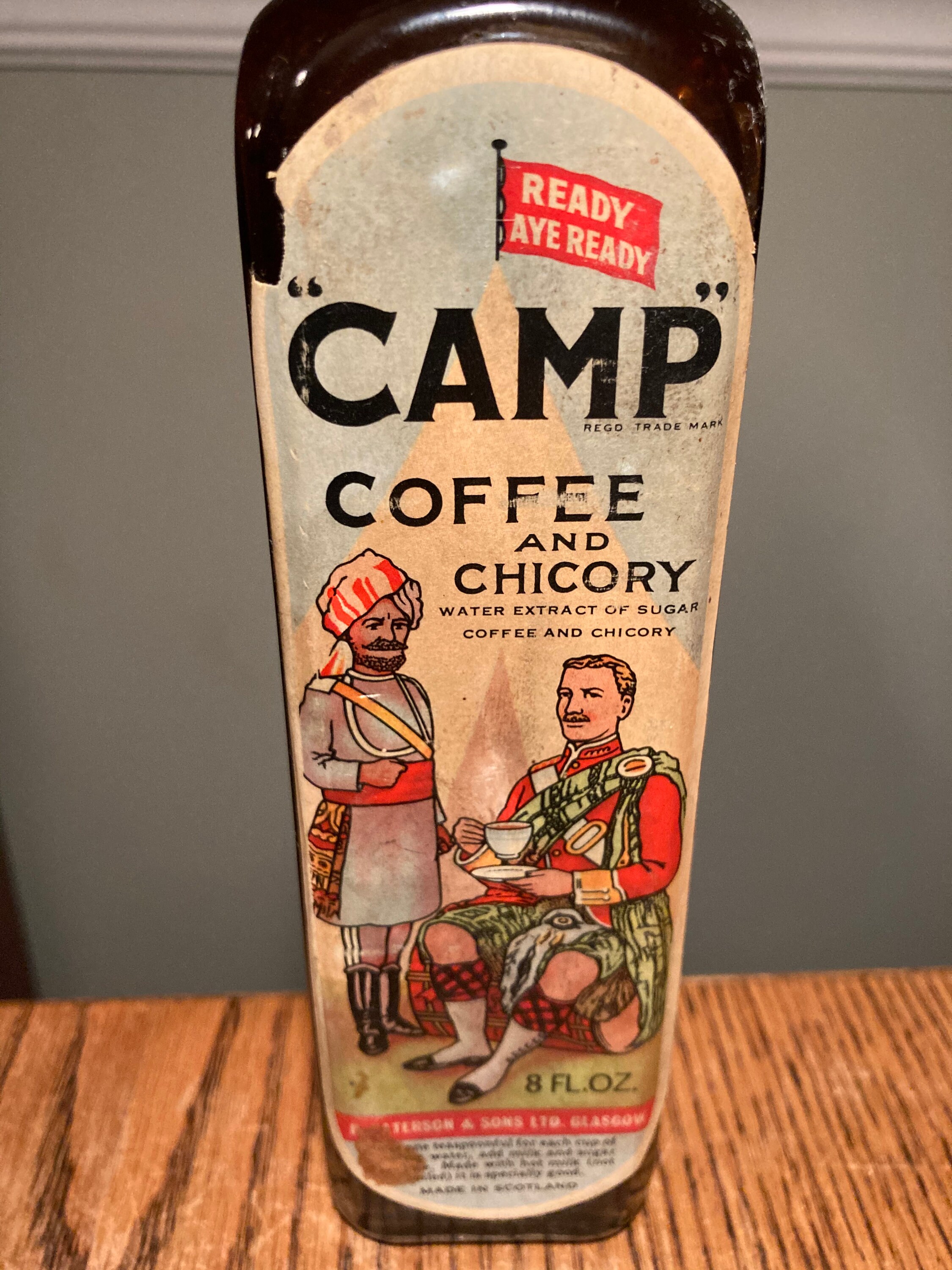 Vintage Bottle Camp Coffee and Chicory; R. Paterson & Sons