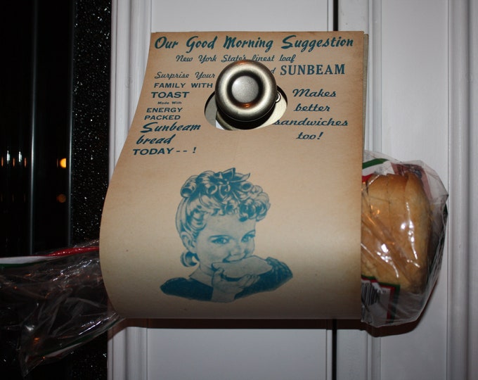 Vintage Sunbeam Bread Delivery NOS Door Hanger Advertisement