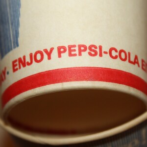 1960s Pepsi, Diet Pepsi Vending Paper Cups; Original Vintage ...