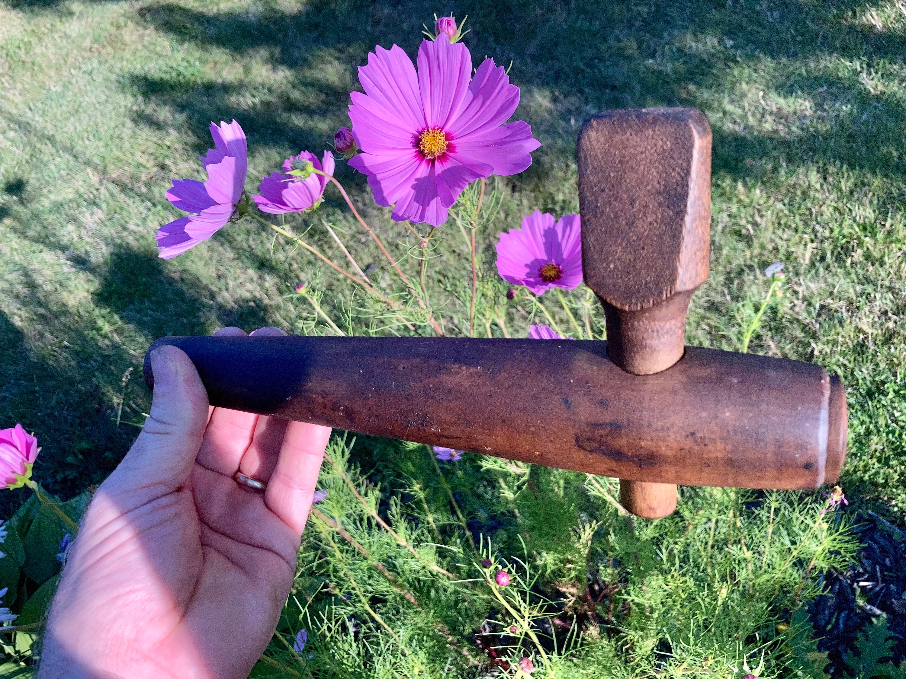 Antique Wooden Barrel Tap for Whiskey, Wine, or Beer