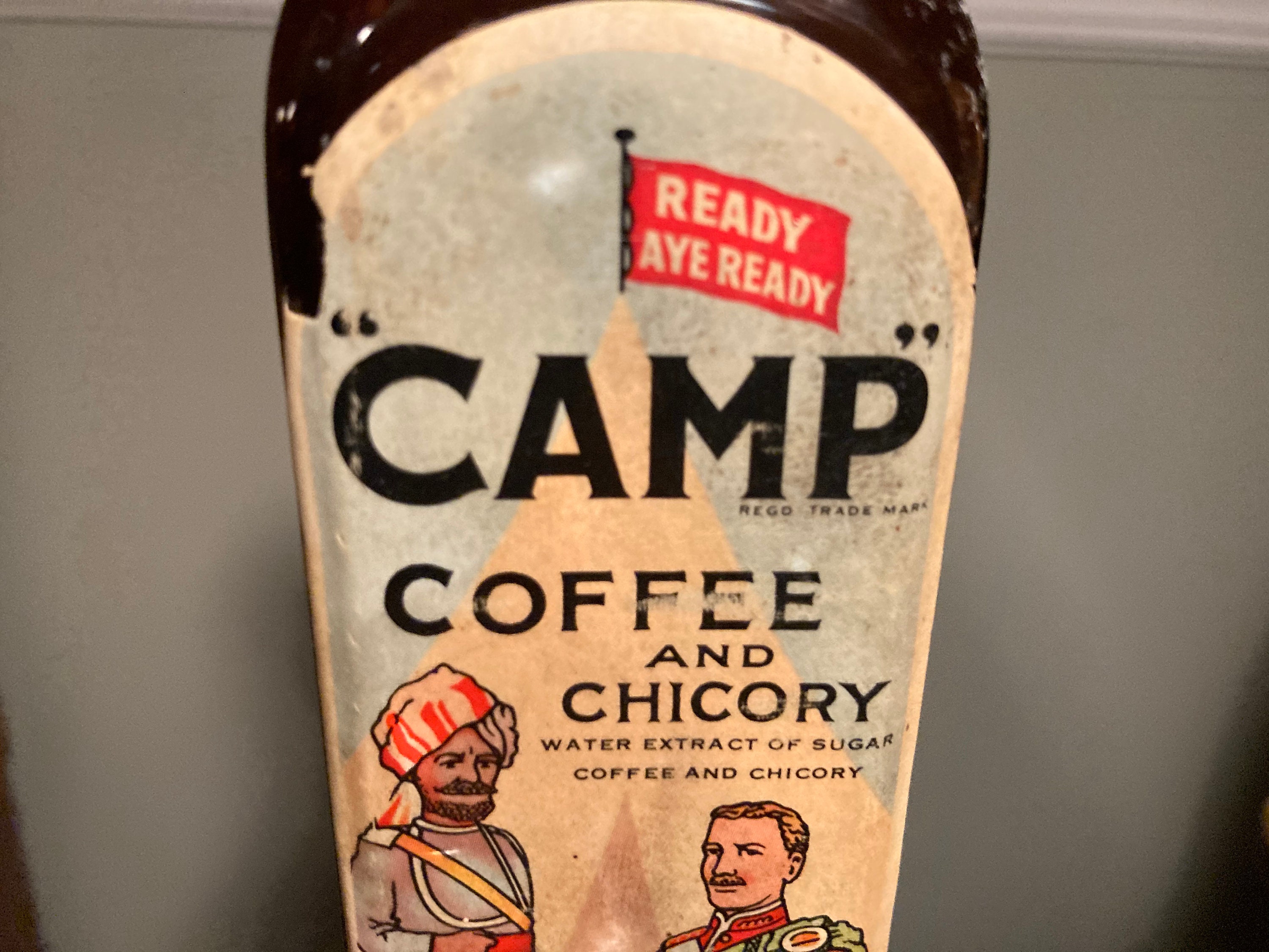 Vintage Bottle Camp Coffee and Chicory; R. Paterson & Sons