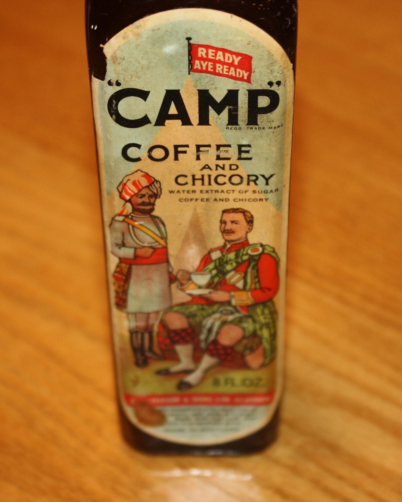 Vintage Bottle Camp Coffee and Chicory; R. Paterson & Sons