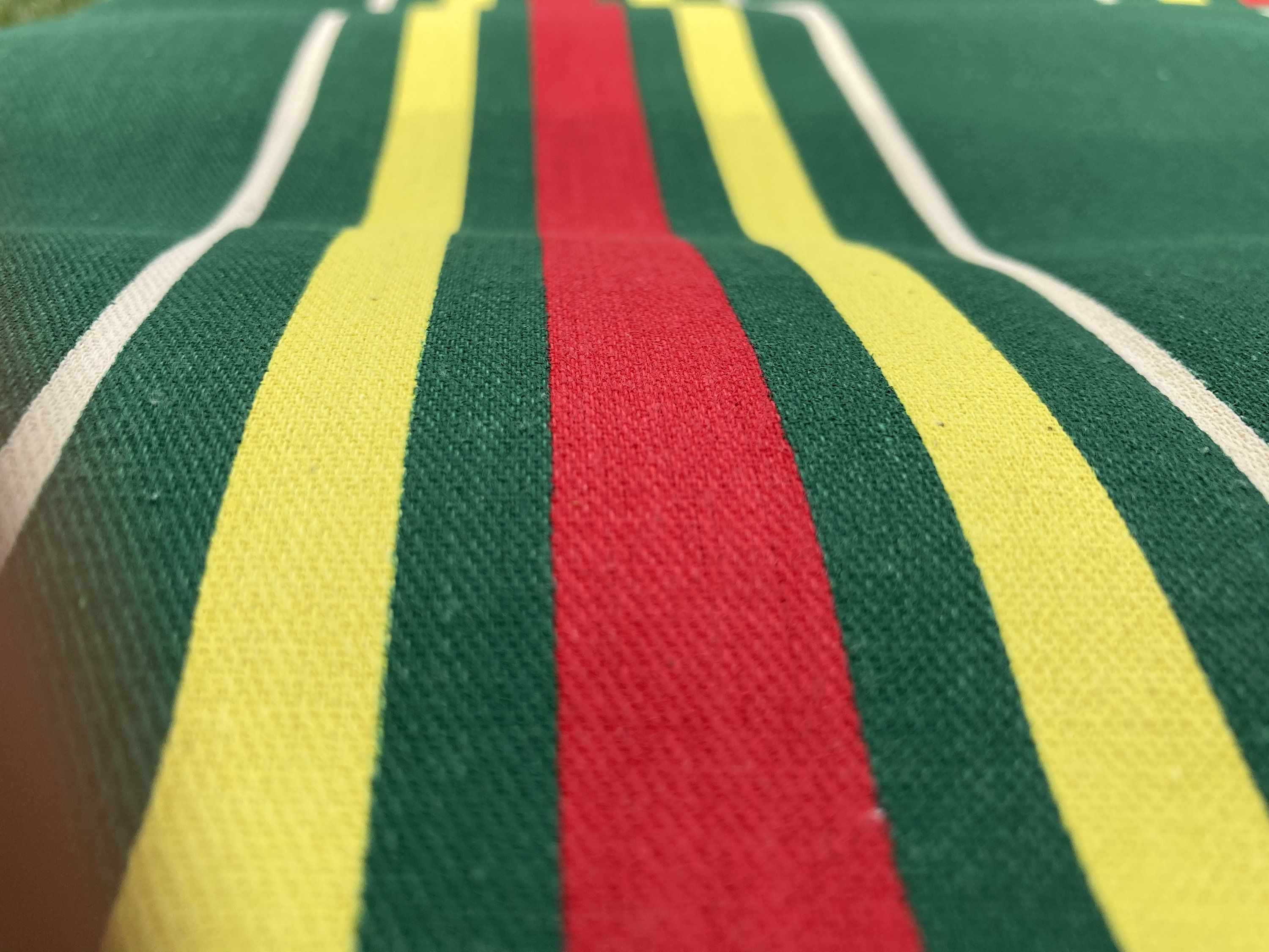 Vintage Old Stock Replacement Beach Chair Canvas Fabric for Slings