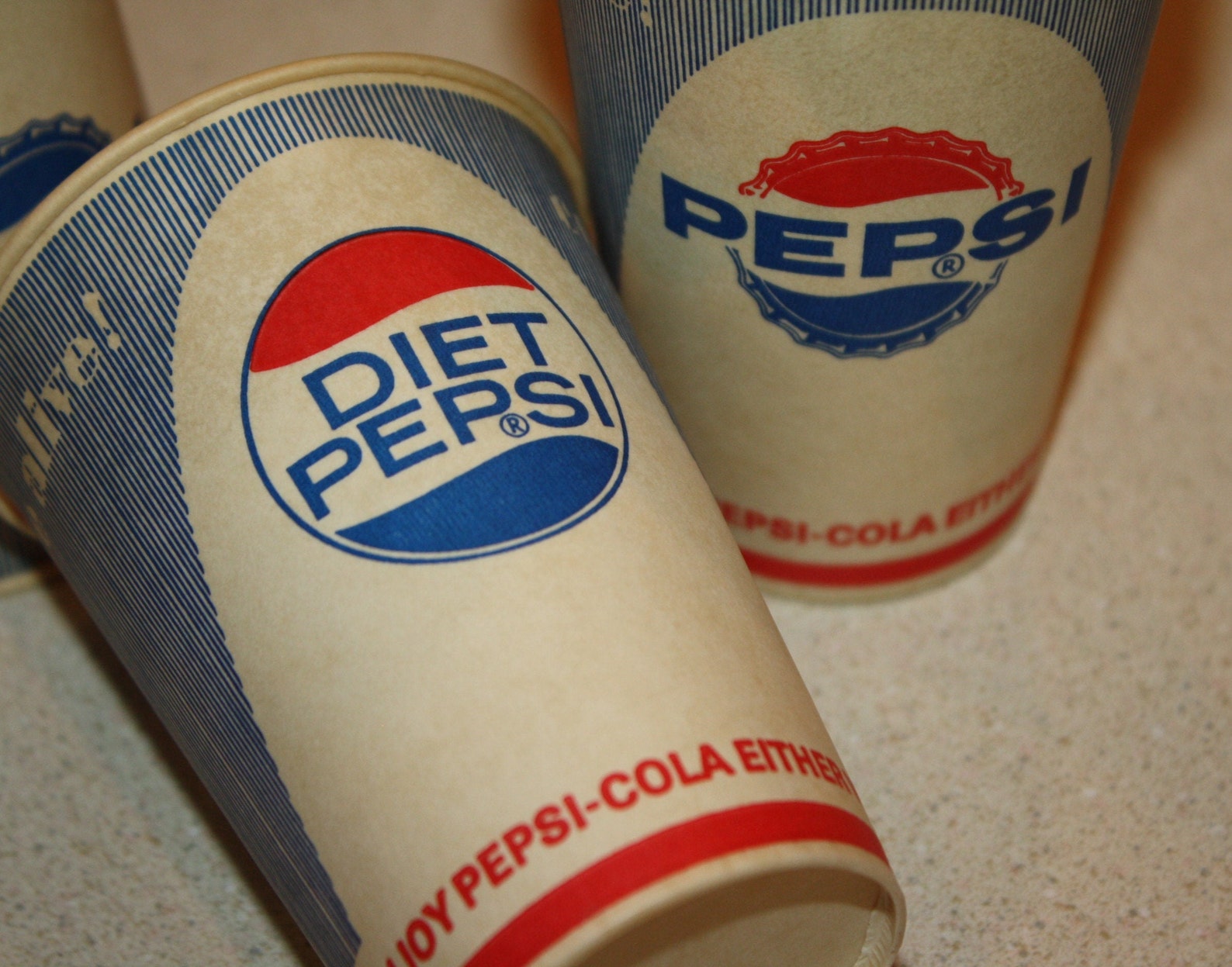 1960s Pepsi Diet Pepsi Vending Paper Cups Original Vintage - Etsy