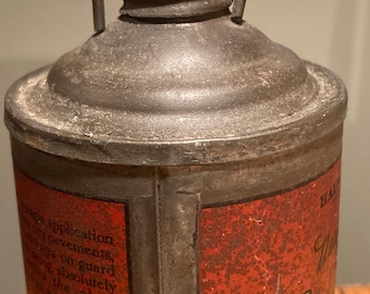 Early Advertising Cone Top Can: Newark Shed-Water Dressing; Newark Chemical Co., Baltimore, MD