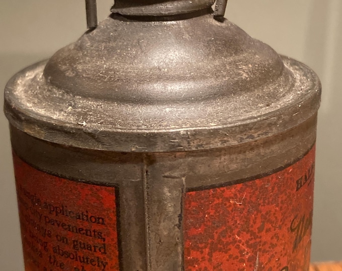 Early Advertising Cone Top Can: Newark Shed-Water Dressing; Newark Chemical Co., Baltimore, MD