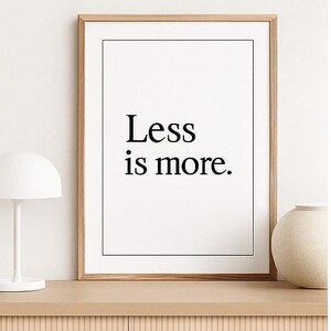 Printable Wall Art - Minimalist Quote Poster - Inspirational Digital Download