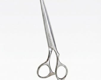 Tijeras de barbero Prometheus de acero japonés de 6", tijeras profesionales para cortar el cabello para estilistas.