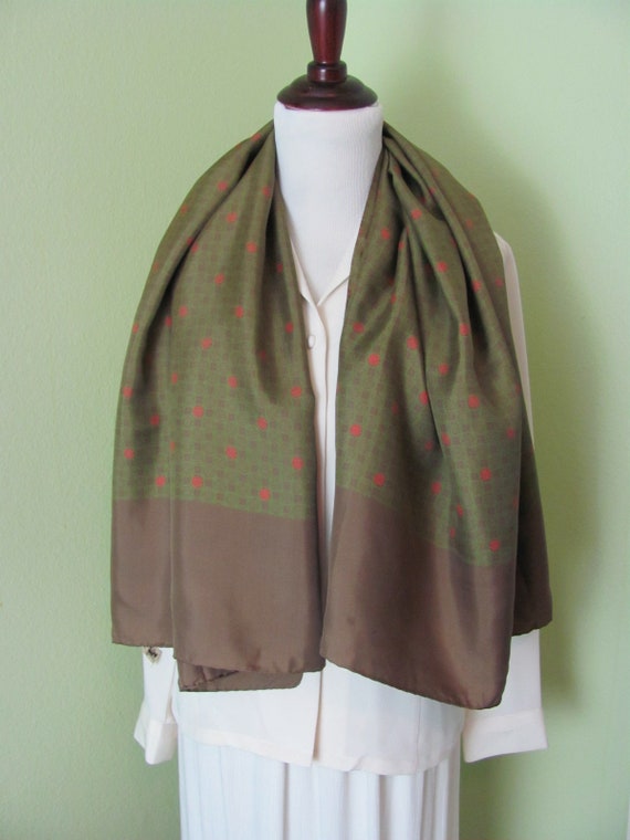 Louis Vuitton Monogram Shawl Silk Wool Emerald Green