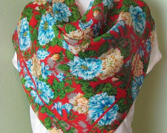 Casca for Magid // Lovely Black Pink Purple Soft Silk Scarf // 31  display picture 1