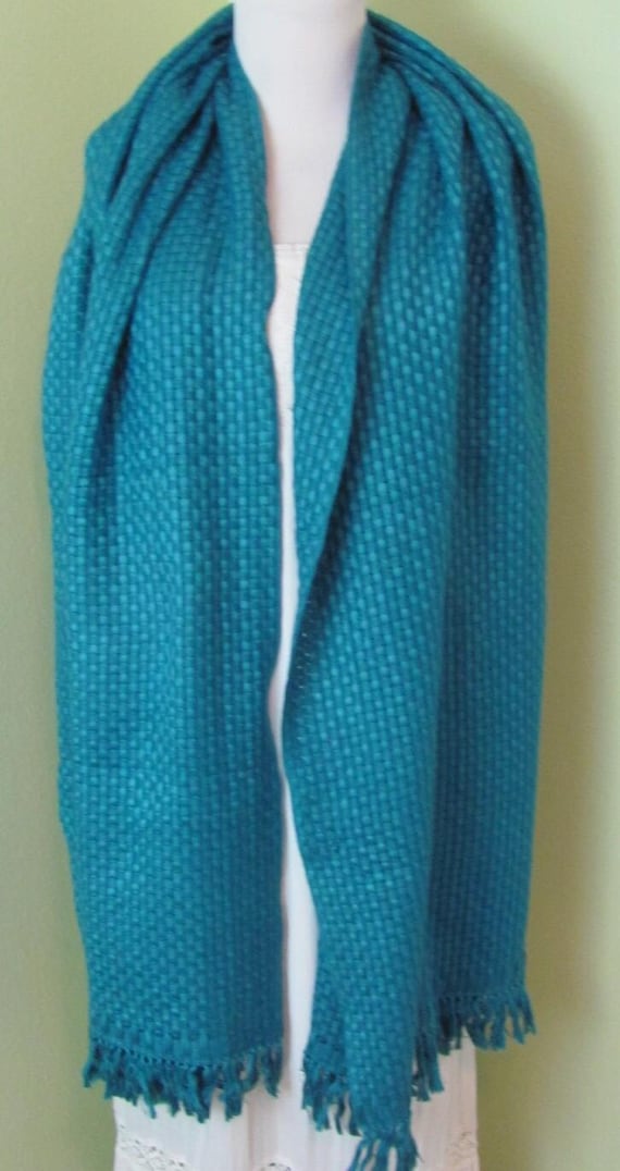 Beautiful Bajra Nepal Teal Super Soft Fringe Silk Cashmere Blend Scarf Shawl Wrap 22 X 74 Long Best of the Best Etsy UK