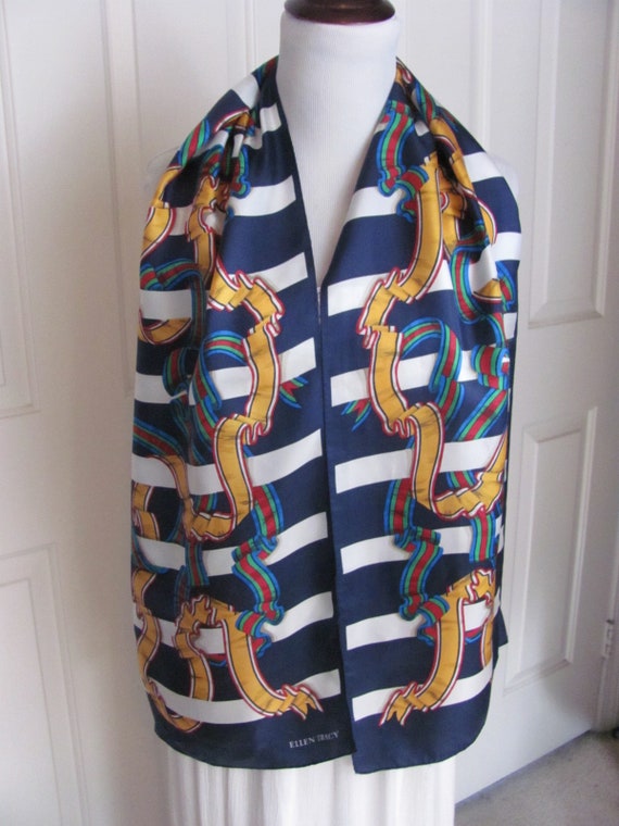 Ellen tracy silk scarf clearance