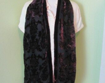 Foulard Lavallière Rétro Multicolore à Motifs Géométriques - Occasion En Parfait état