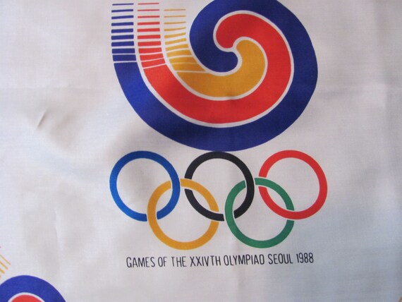 1988 Olympics Souvenir // Beautiful Colorful Silk Scarf // 34 Inch 88cm Square // Best of the Best - Etsy 1988 Olympics Souvenir // Beautiful Colorful Silk Scarf // 34 Inch 88cm Square // Best of the Best - Etsy