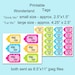 Free printable eat me drink me labels