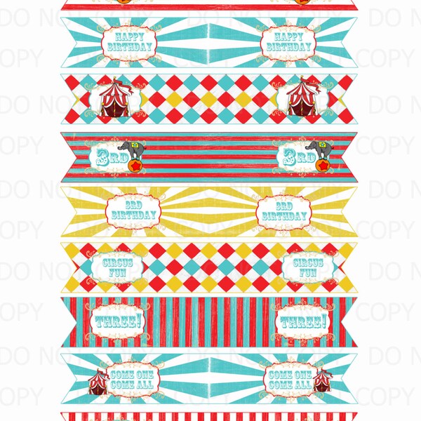 Printable Straw Flag - Etsy