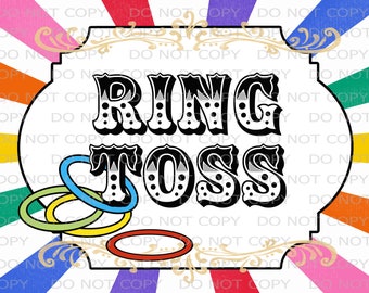Ring Toss Sign - Etsy UK