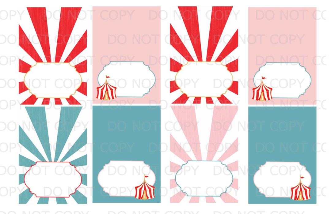 Printable DIY Circus Party Directional Sign and Arrows - Etsy