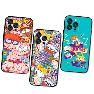 Funda para teléfono inspirada en un bebé de los 90 / Arte nostálgico y divertido / Compatible con iPhone y Samsung