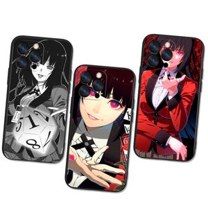 Capa de arte de anime inspirada em jogos de azar de alto risco | Estética Dark School Drama | Compatível com iPhone e Samsung