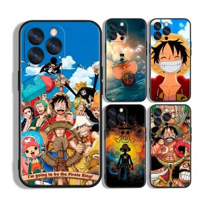 Funda protectora personalizada para teléfono inspirada en la aventura pirata del anime ~ Compatible con iPhone, Samsung y otras marcas