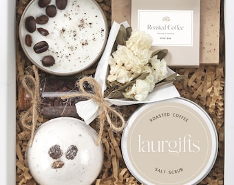 Coffee Spa Gift Box for Her | Birthday Thank You Get Well Soon Gift Women