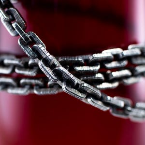 Handmade Oxidized Sterling Silver Chain Necklace Textured Box Chain for Men & Women Chunky Unisex Statement Jewelry Modern Silver Chain Gift