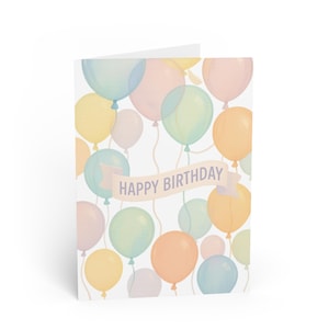 Soft Pastel Birthday Card