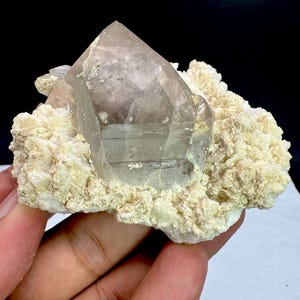 1050 CTs Natural Topaz Crystal With Quartz On Matrix Specimen , @ Mineral Specimens