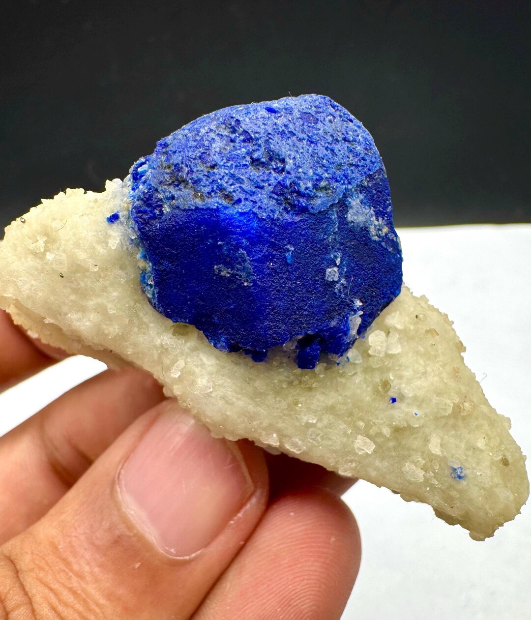 330 Cts Natural Blue Lazurite Crystal Cluster on Matrix Specimen ...
