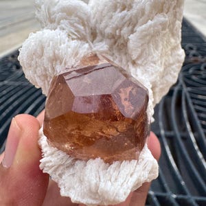 Beautiful Topaz Crystal With Albite Combine Specimen , @ Mineral Specimens