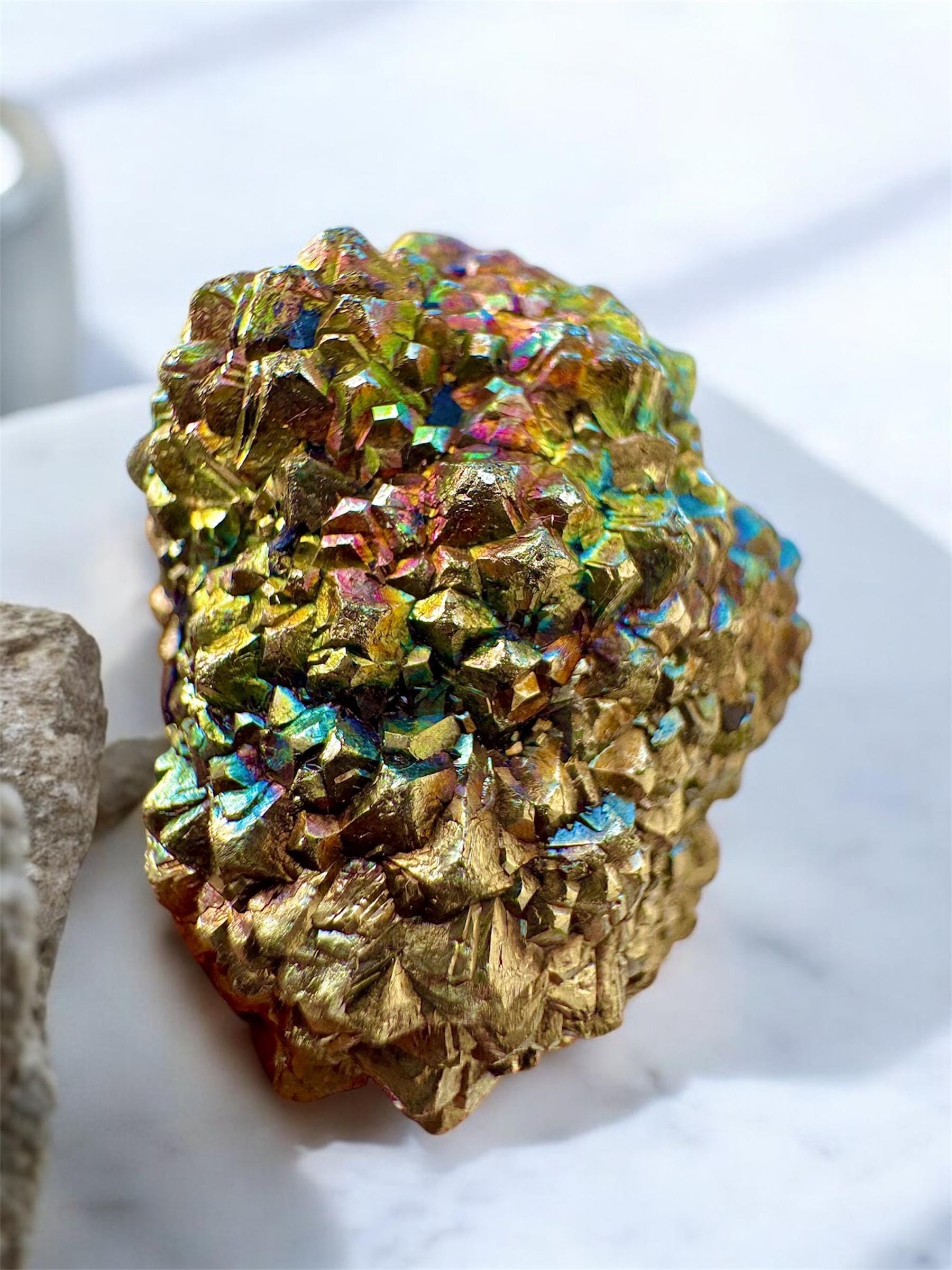 Rainbow pyrite - Etsy 日本