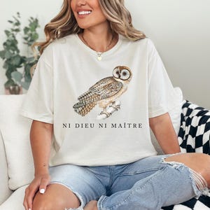 Ni Dieu Ni Maître Shirt, No God No Master, Anti Trump Shirt, Leftist Protest Shirt, Anti-Authoritarian Shirt, Anarchist T-shirt